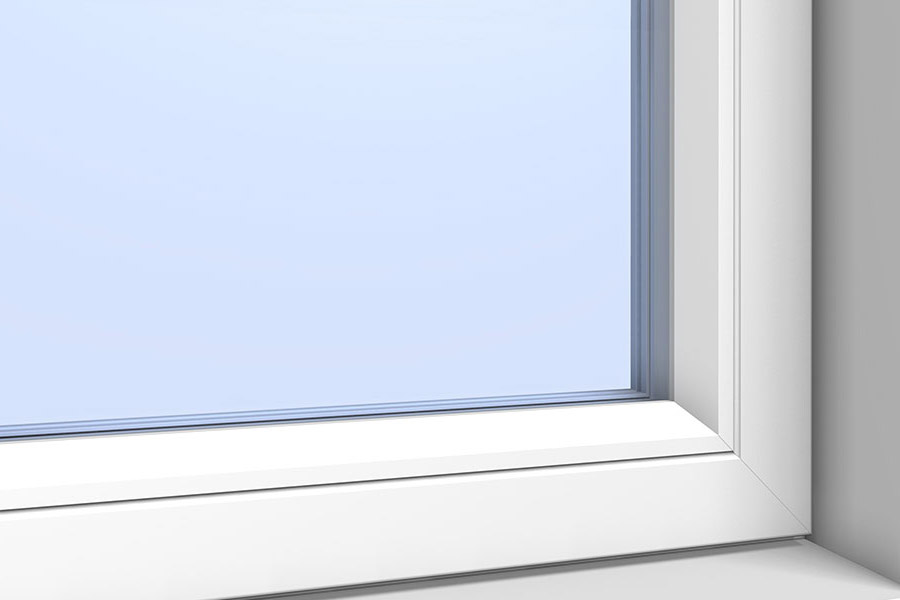 Casement window Contemporary PVC Sash